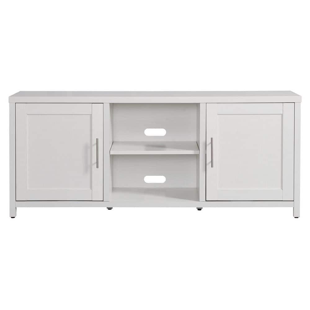 Evelyn&Zoe Strahm Rectangular TV Stand for TV's up to 65", White