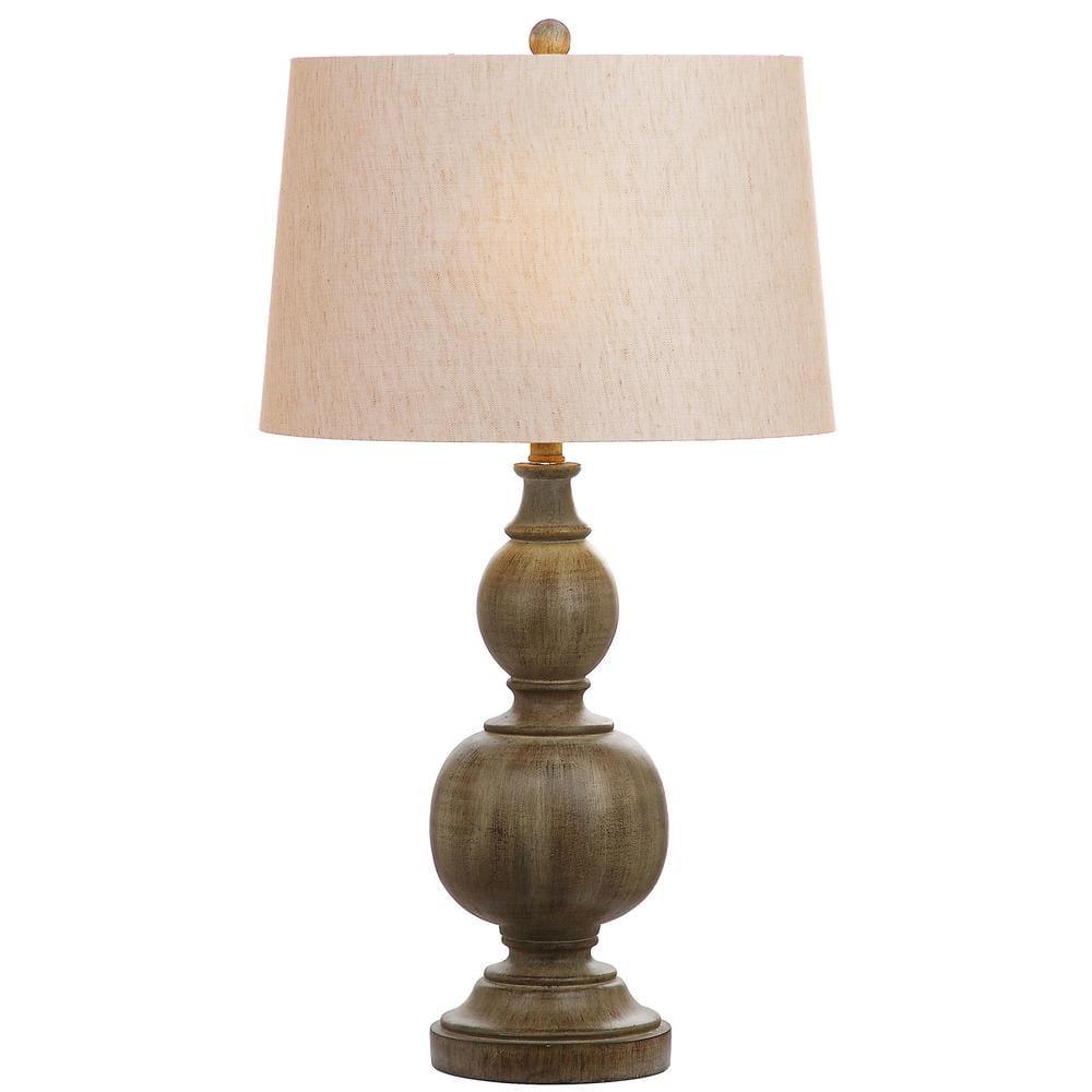 Safavieh Araceli 31.5 in. H Gourd Table Lamp, Brown, Set of 2
