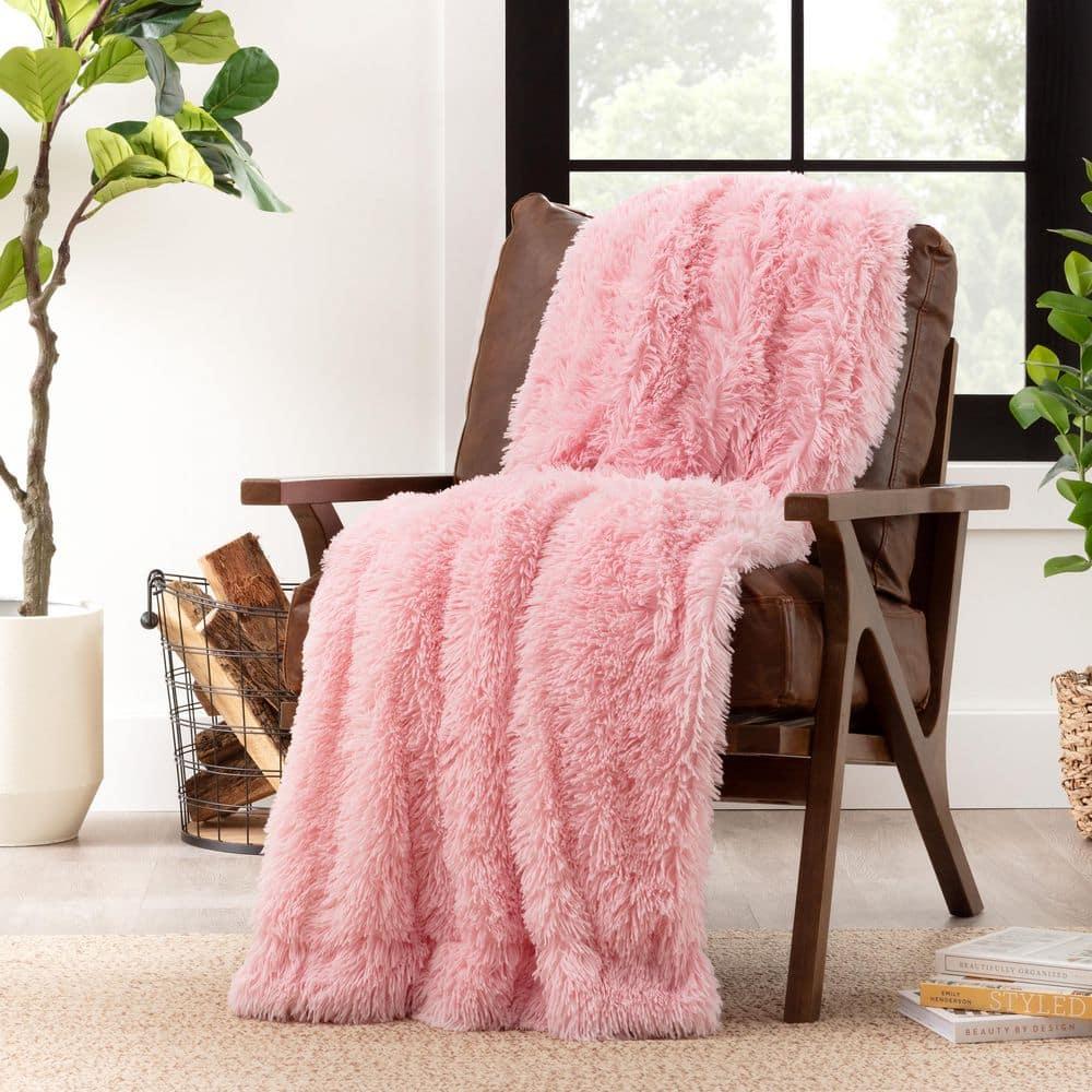 Chanasya Shaggy Shaggy Super Elegent Sherpa Long Fur Throw