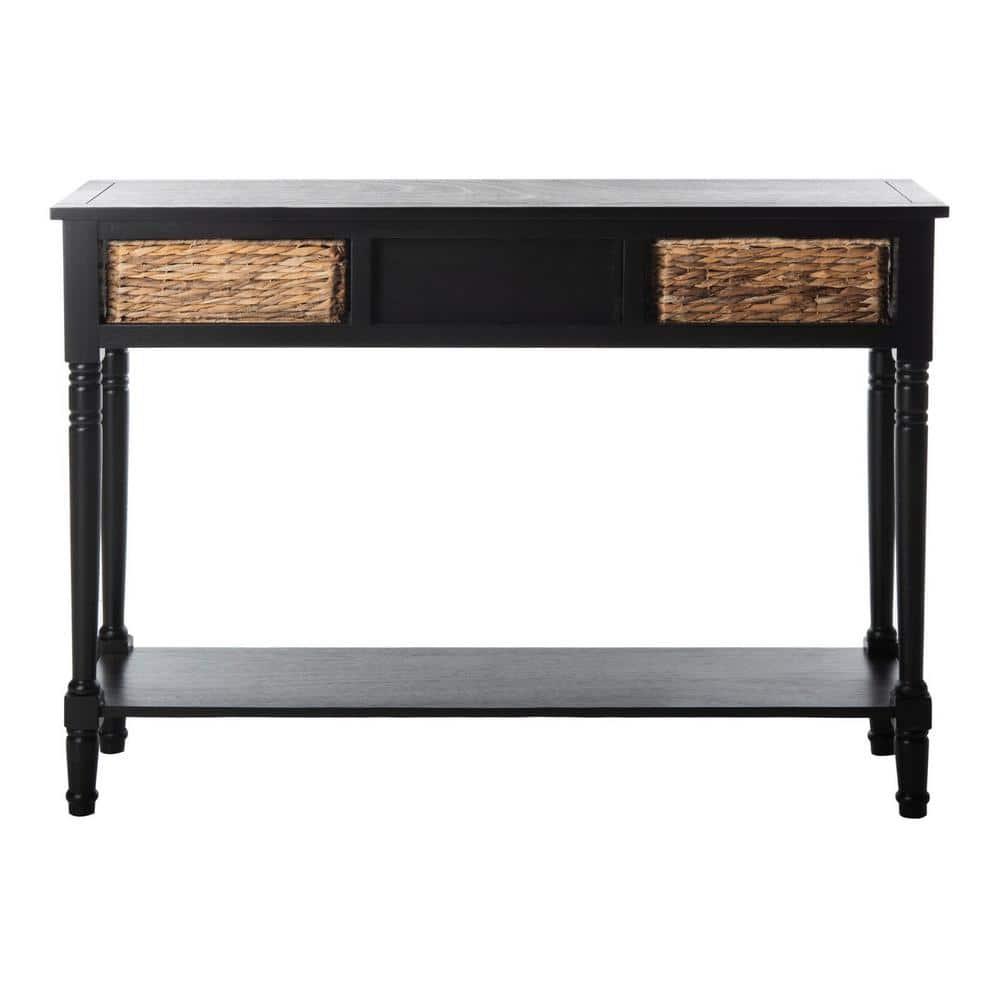 Christa Console - AMH5737A - Black - Safavieh Couture