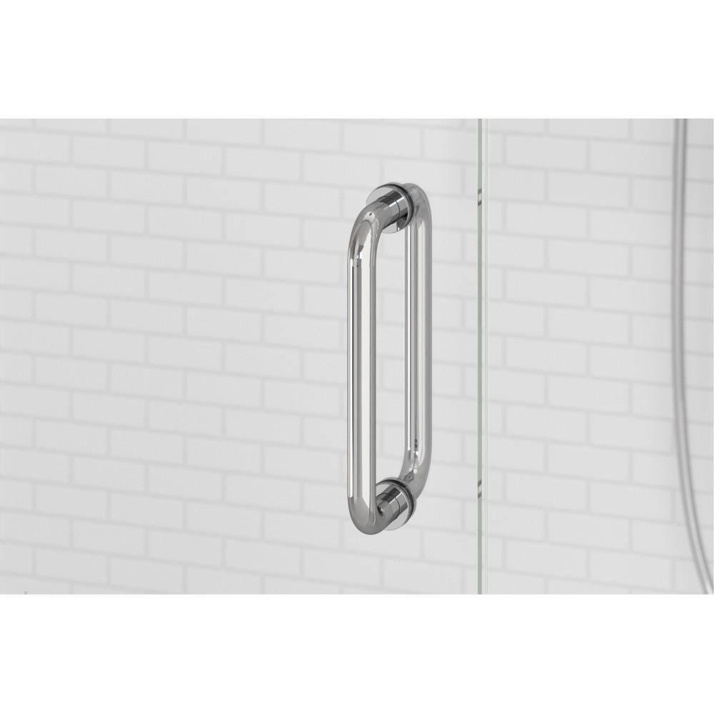 Coppia 46.06" W x 76" H Frameless Shower Door