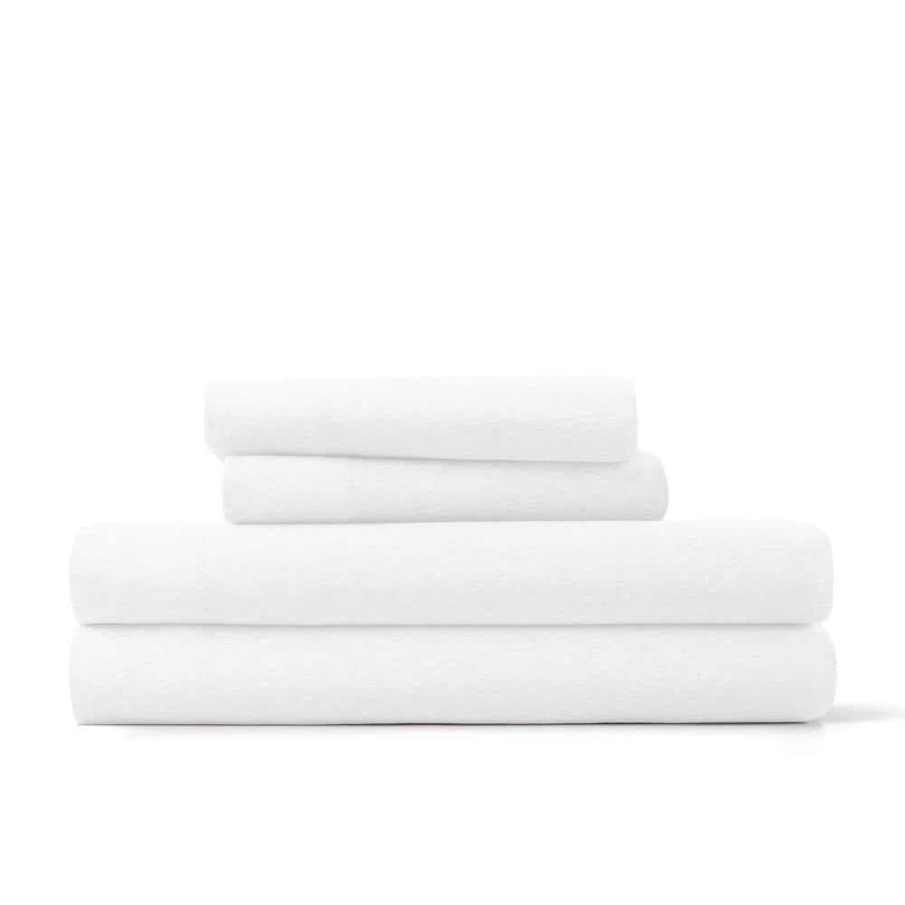 4 Piece 100% Cotton Jersey Knit Sheet Sets