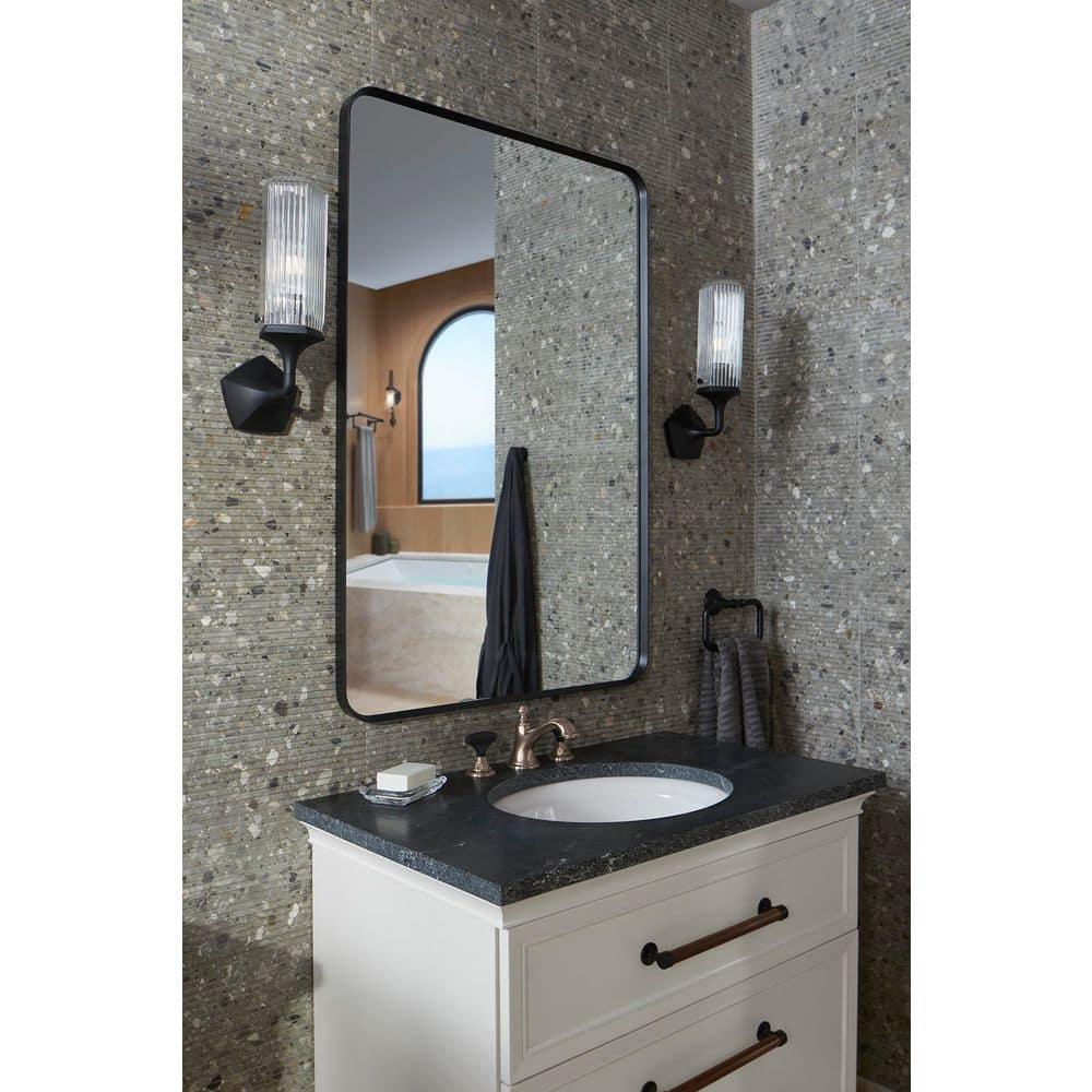KOHLER Essential Rectangular Wall Mirror, Bathroom / Vanity Mirror with Frame