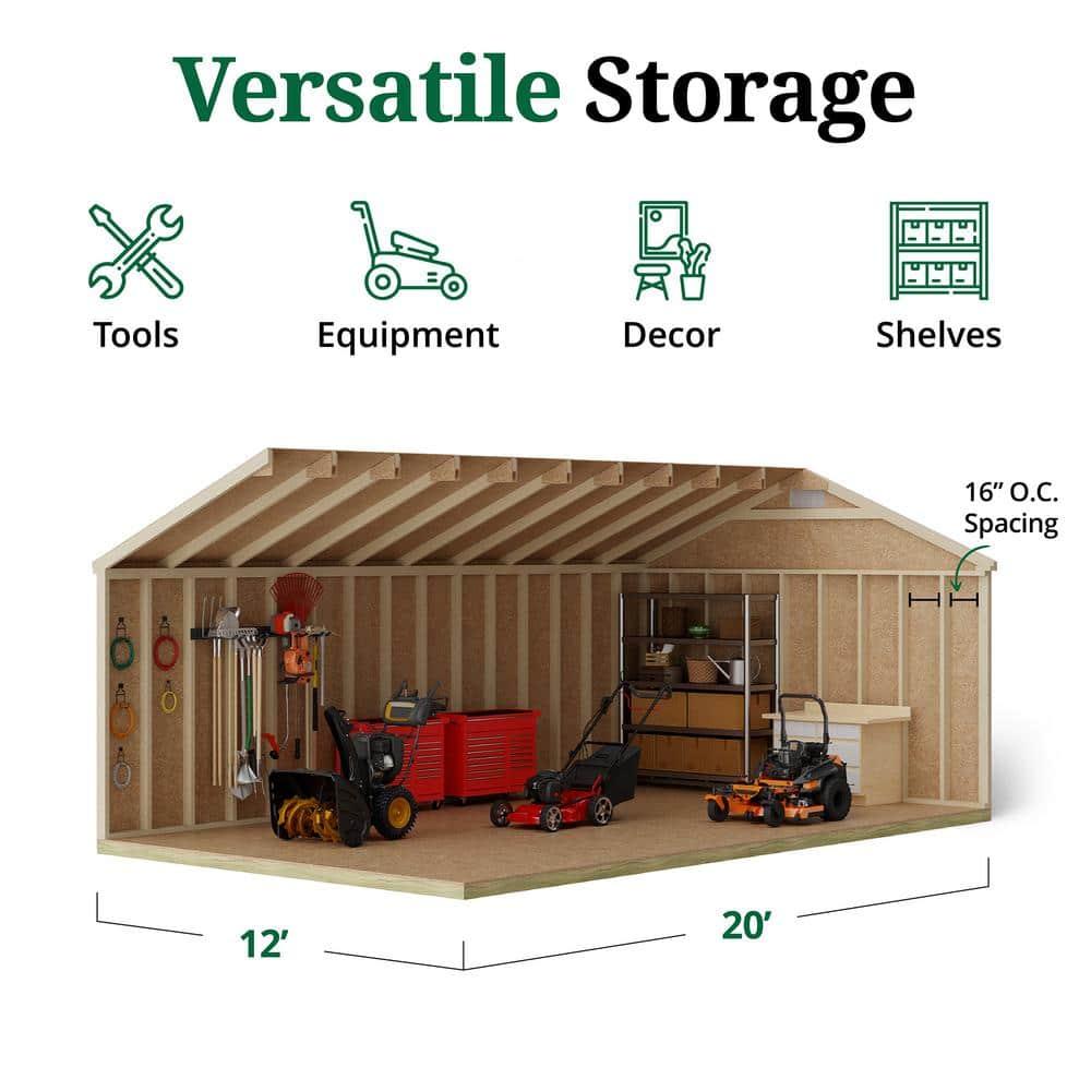 Little Cottage Co. Classic Workshop Outdoor Wood Storage Shed