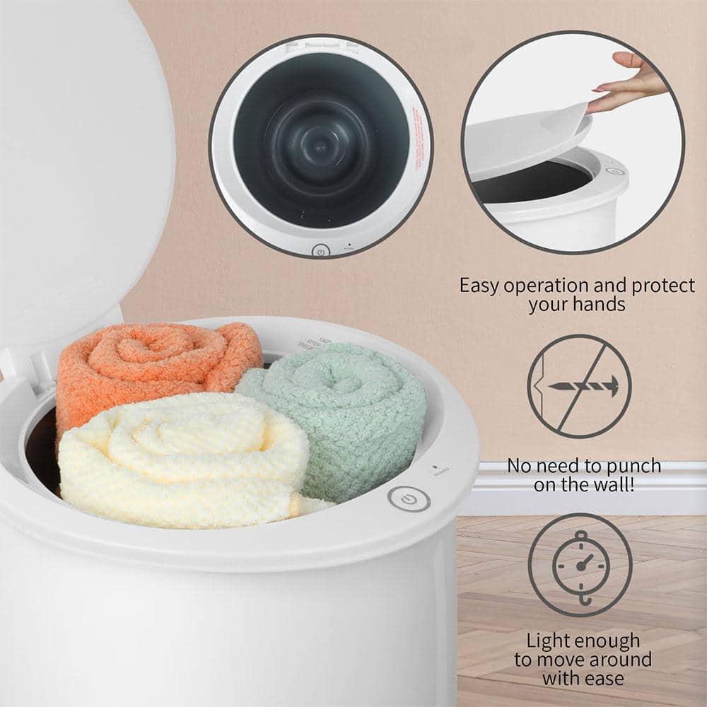 Freestanding Electric Towel Warmer White