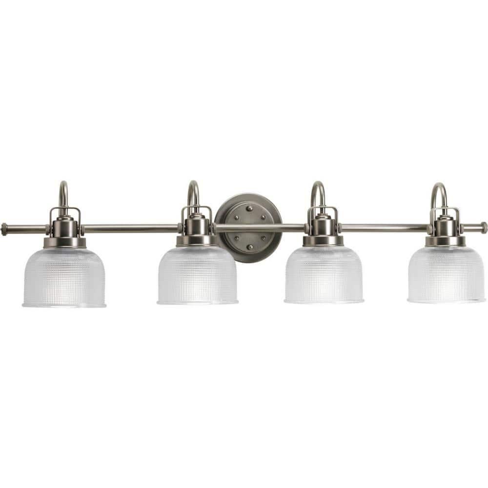 Rosser 4 Light Transparent Dimmable Vanity Light