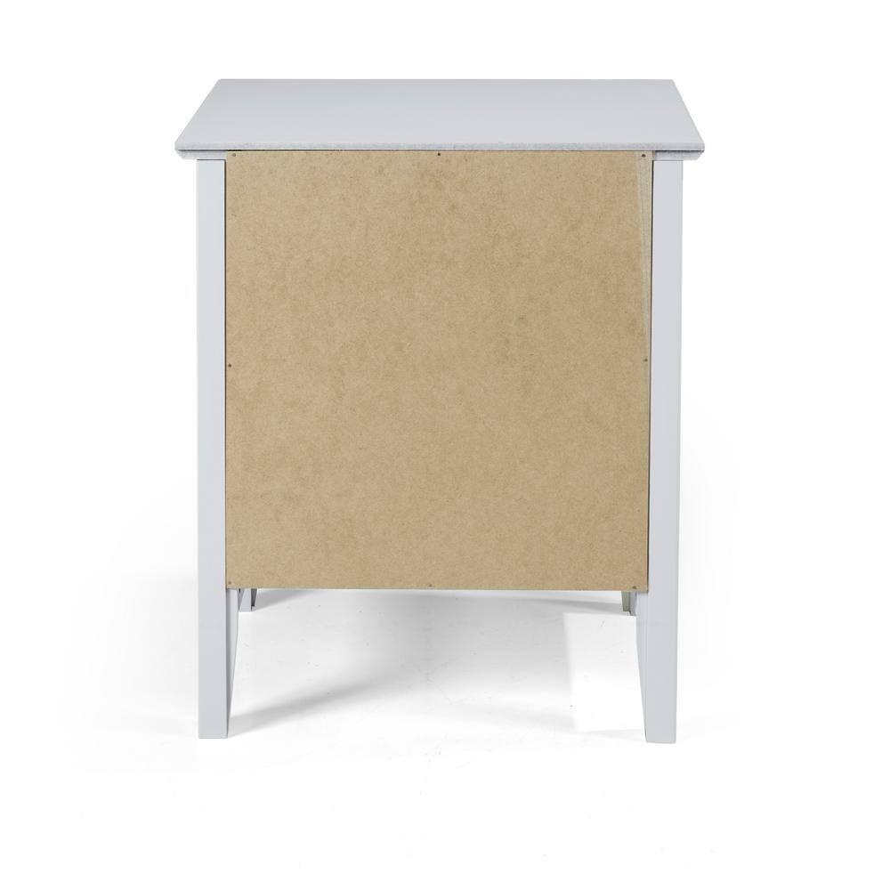 Alaterre Simplicity Nightstand, Dove Gray