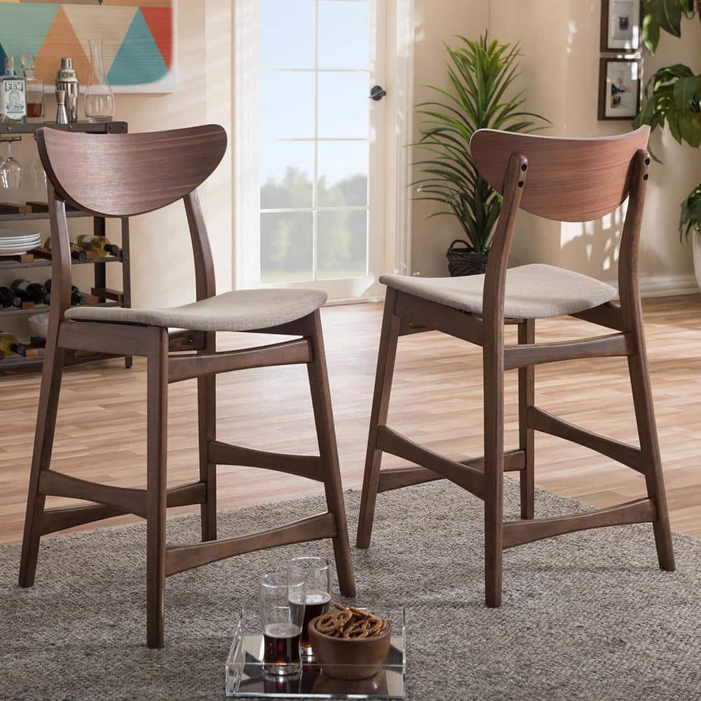 Latina Upholstered 17.55'' Counter Stool