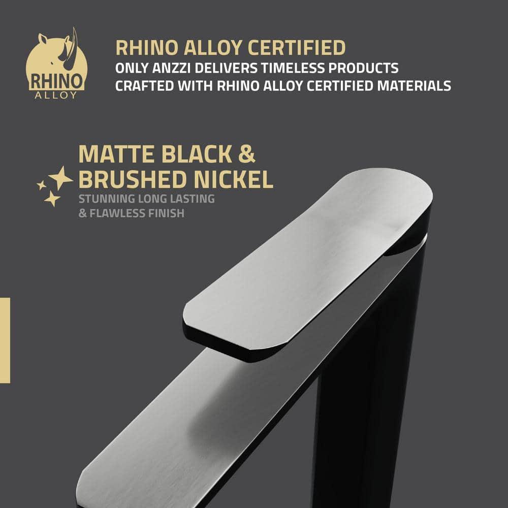 Single-Hole Single-handle Bathroom Faucet with Drain Assembly