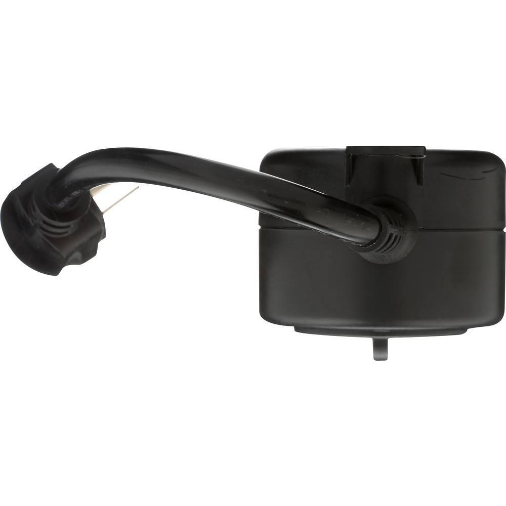 AmerTac TM14DOLB Outdoor Daily Photocell Timer 1-Outlet Self-Adjusting - Black