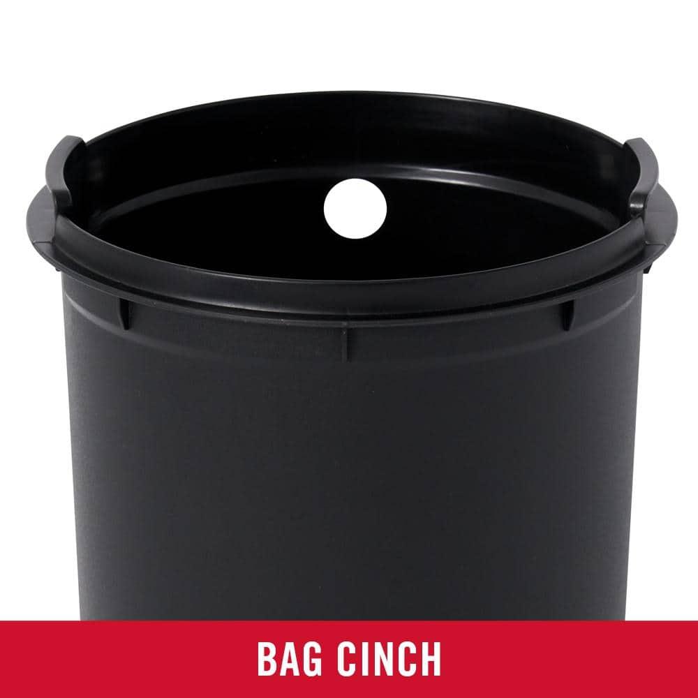 Rubbermaid 1.6 Gal. Stainless Steel Round Step-On Household Metal Trash Can
