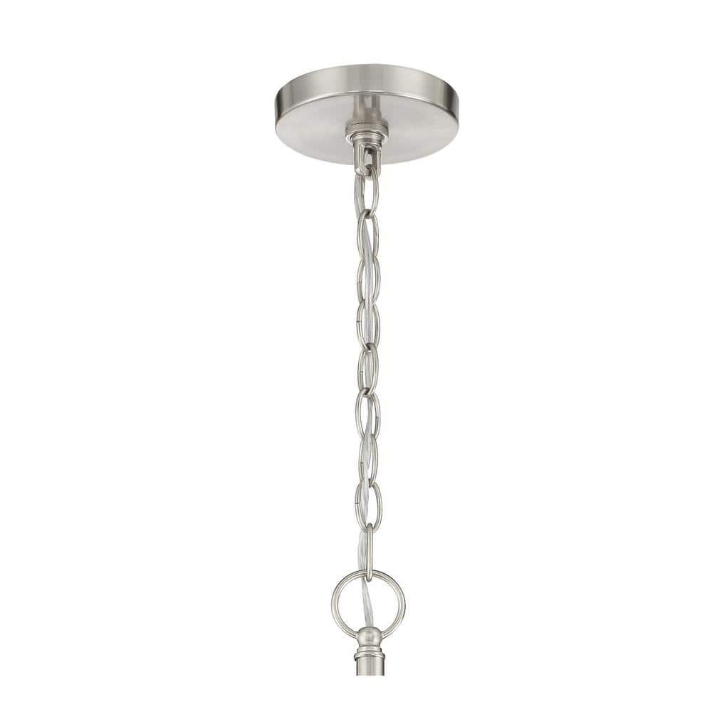 3 Light Chandelier-Brushed Nickel Finish    -Traditional Installation Minka Lavery 2173-84