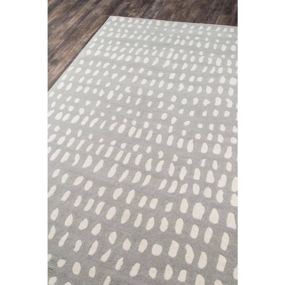 3'6"x5'6" Delmar Area Rug Gray - Novogratz by Momeni: Chevron Pattern, Traditional Style, Wool, Low Pile, Indoor Use