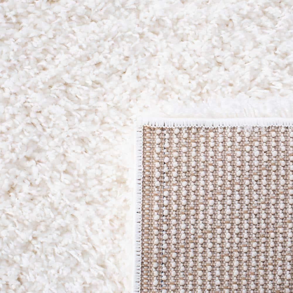 Shag SG151 Power Loomed Indoor Area Rug - White - 5'3"x7'6" - Safavieh.