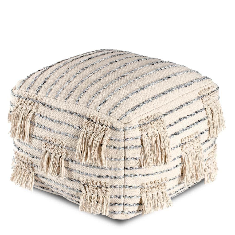 Cherokee Pouf Cream - Anji Mountain