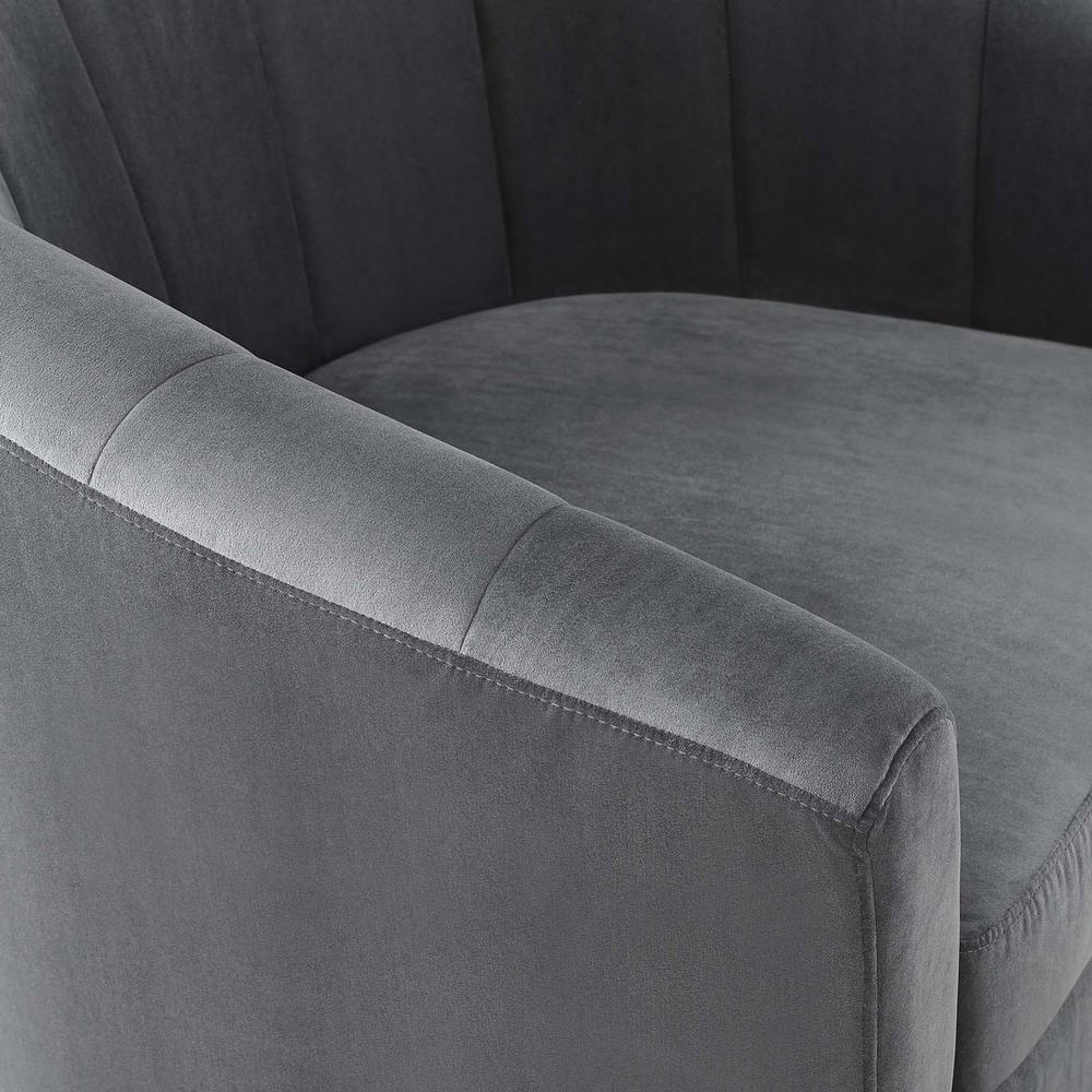 Modway Prospect Performance Velvet Swivel Armchair