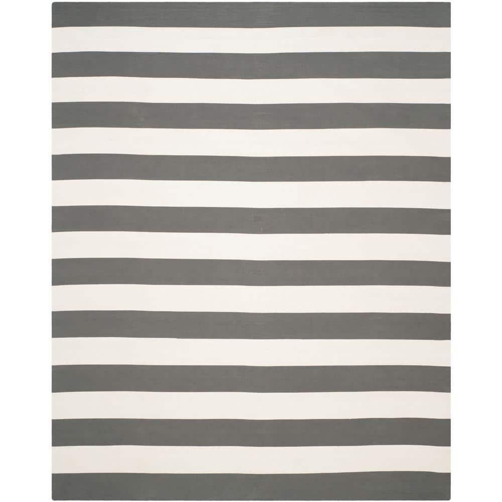 Montauk MTK712 Hand Woven Indoor Area Rug - Grey/Ivory - 8'x10' - Safavieh