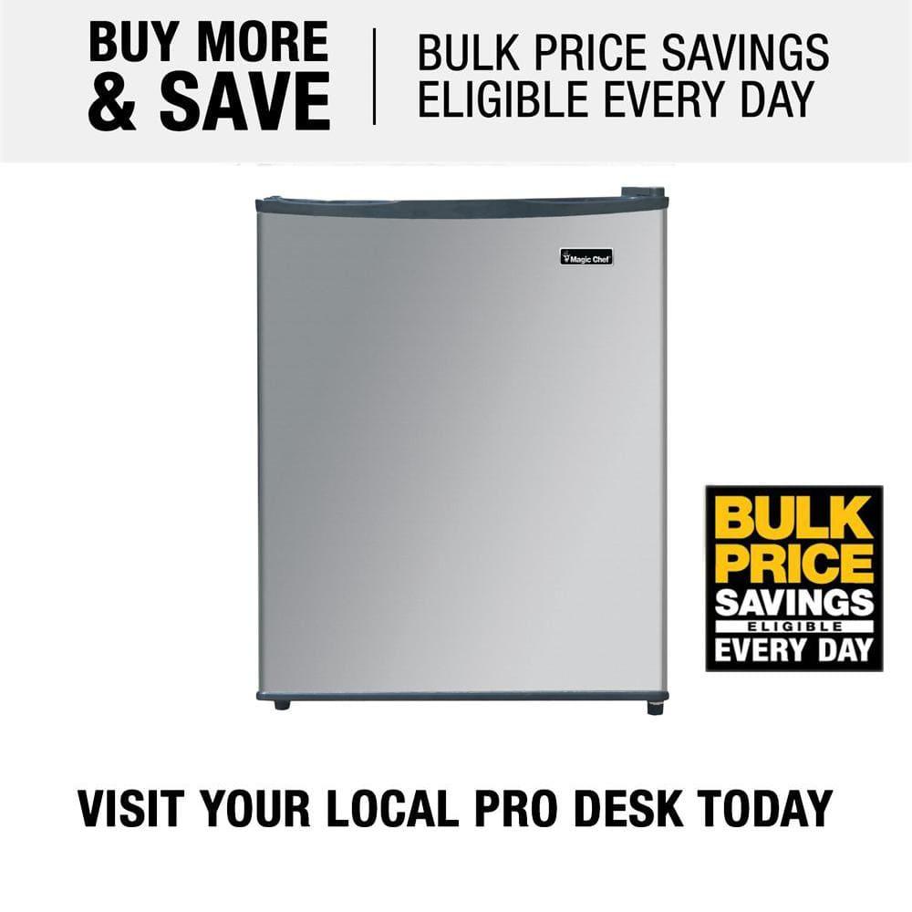 Magic Chef Magic Chef 2.4 Cubic Feet Freestanding Mini Fridge