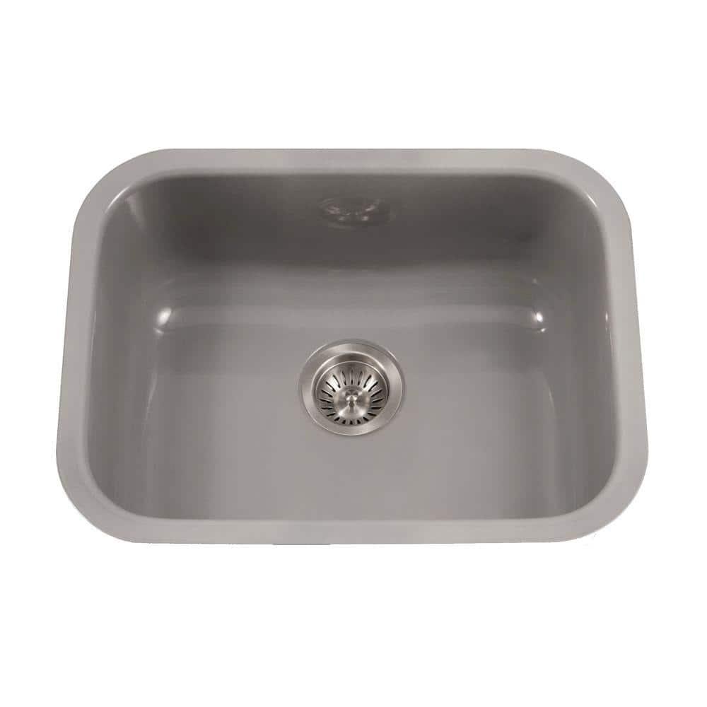 Porcela 22.75'' L Undermount Single Bowl Steel Kitchen Sink