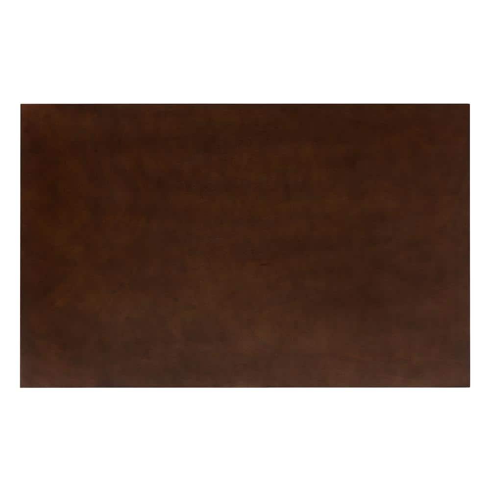 Andrew Modern Dining Table Dark Brown - Baxton Studio: Sturdy Rubberwood, Non-Extension, Seats 4