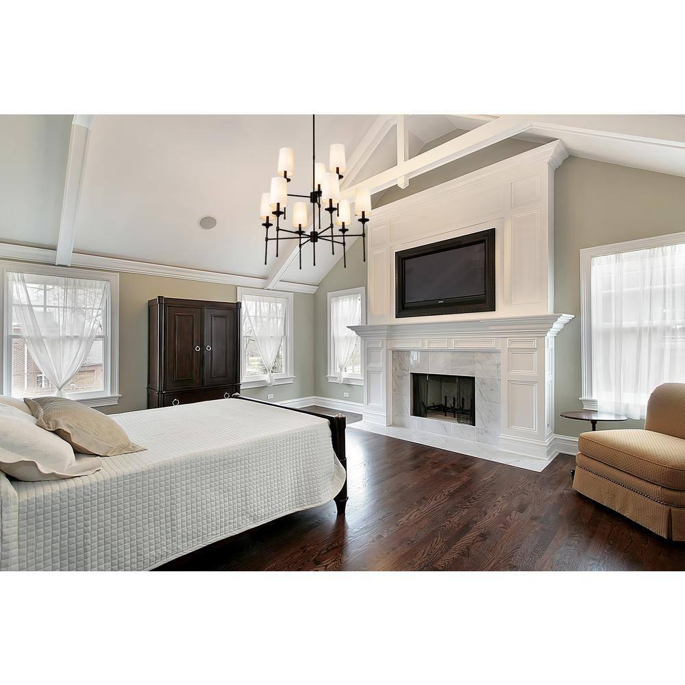 Hayse 9 - Light Dimmable Tiered Chandelier