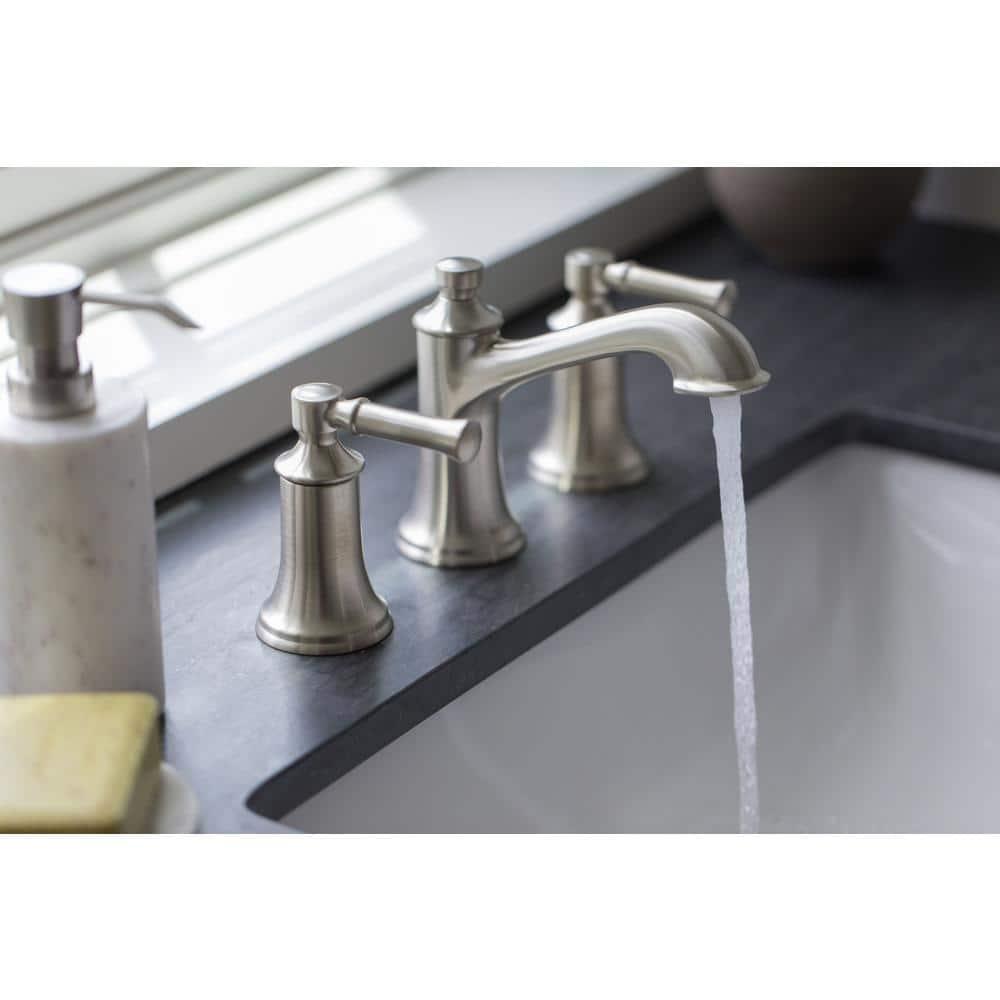 Moen Dartmoor Two-Handle Widespread Bathroom Faucet Trim Kit, Valve Required