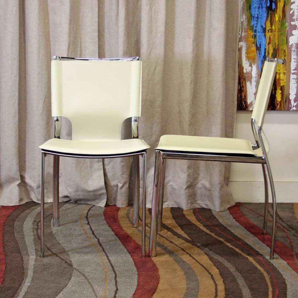 Montclare Dining Chair in Ivory (Set of 2)