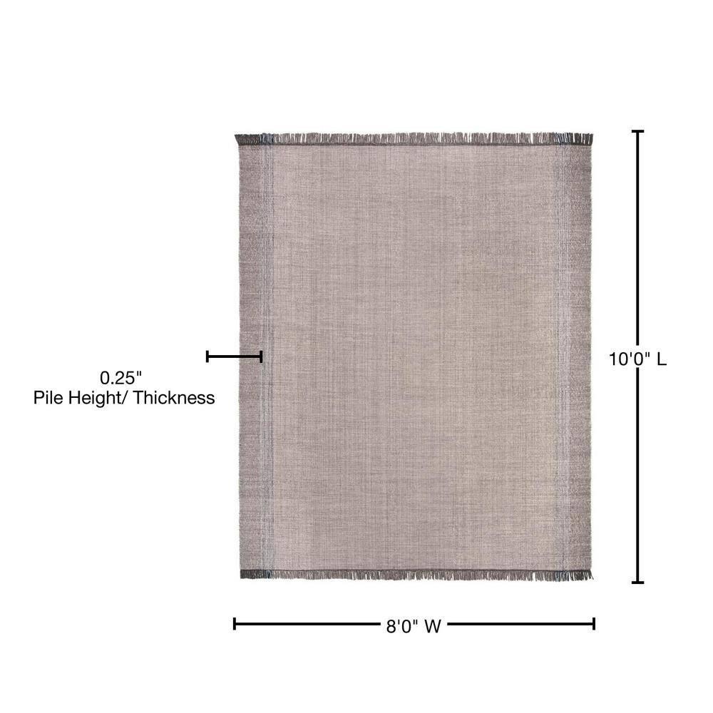 Montauk MTK301 Hand Woven Indoor Area Rug - Blue/Grey - 8'x10' - Safavieh