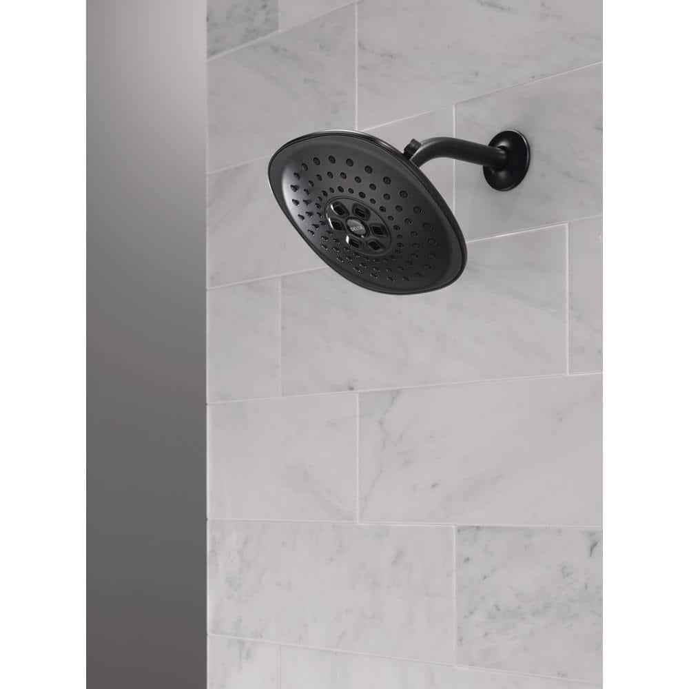 Universal Showering Components Shower Head in Matte Black