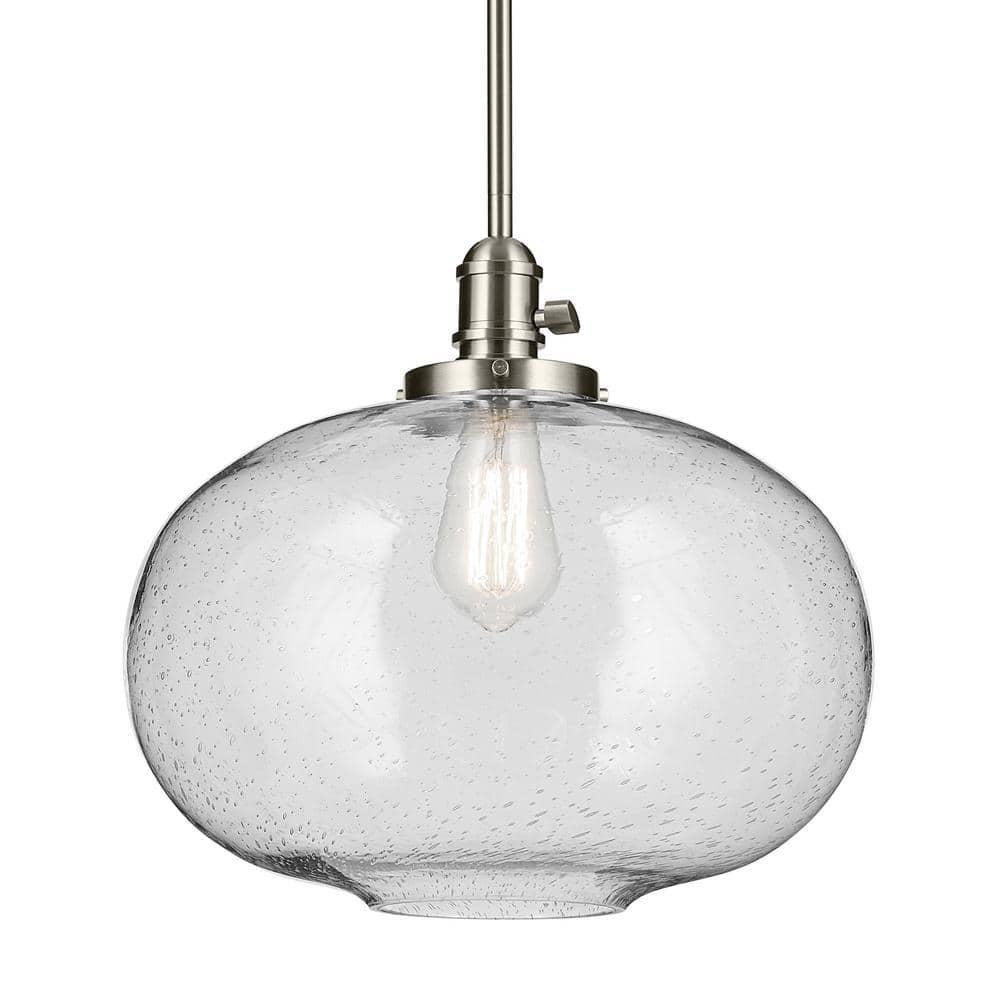 43911NI-Kichler Lighting-Avery - 1 Light Pendant-14 Inches Tall and 14.5 Inches Wide-Brushed Nickel Finish