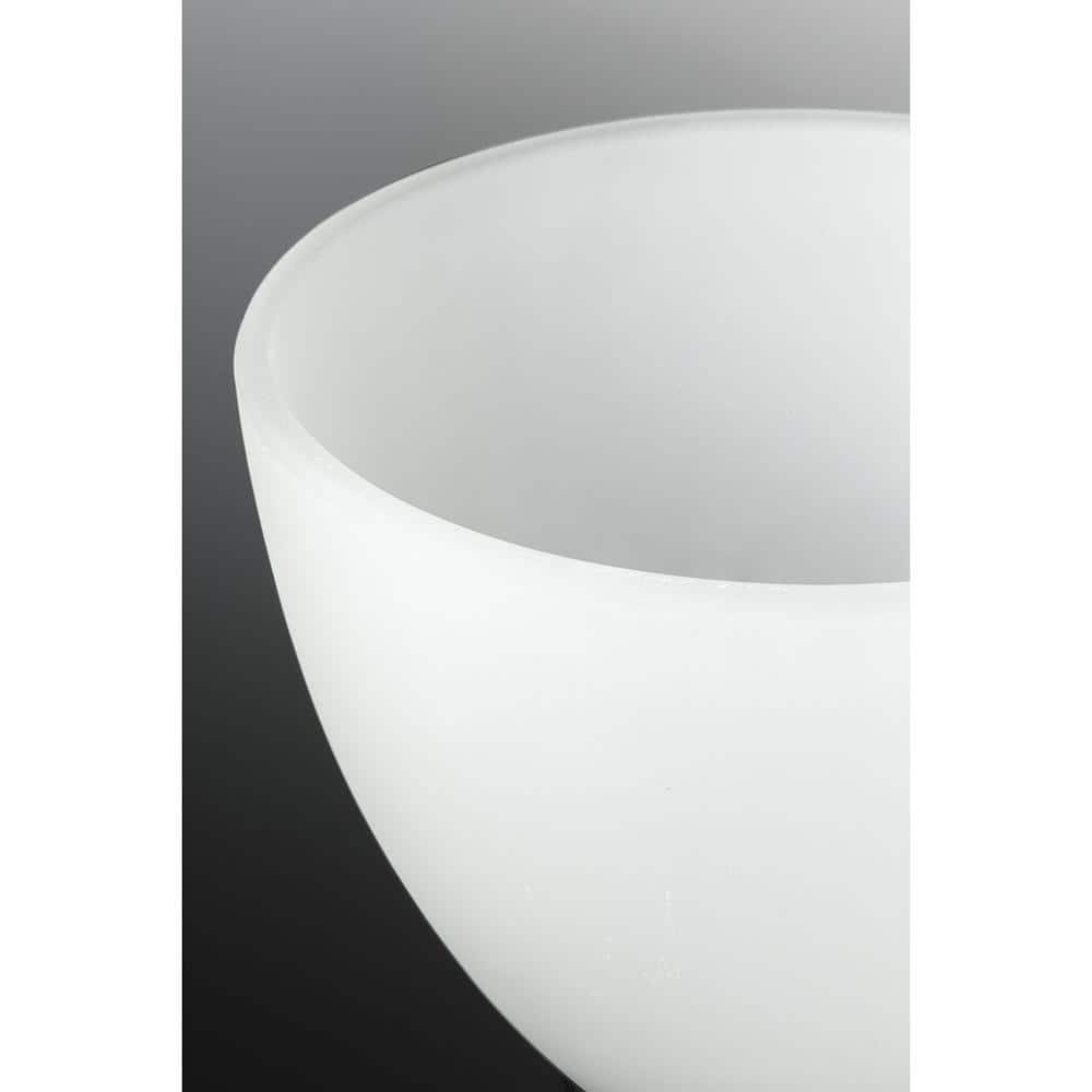Progress Lighting Laird 5-Light Bath Vanity, Brushed Nickel, Glass Shade