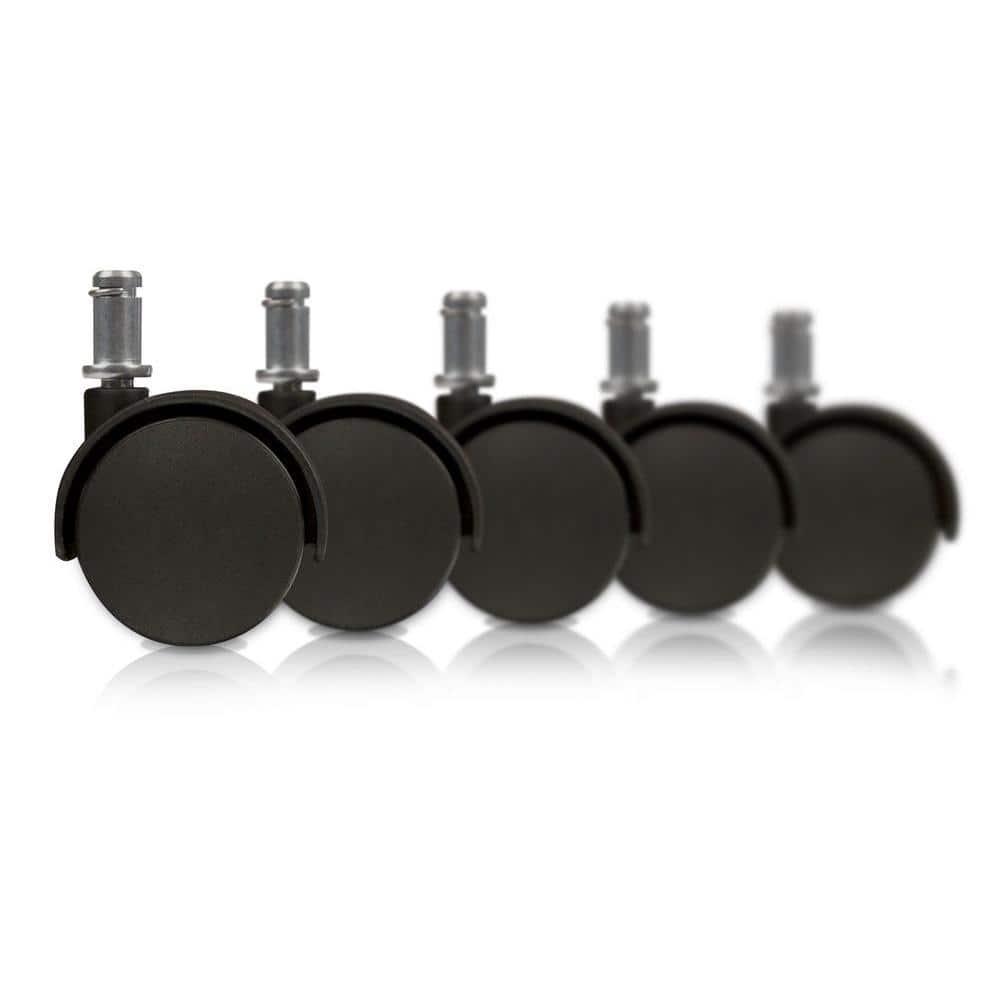 Slipstick 2" Office Chair Caster Wheel (Set of 5)