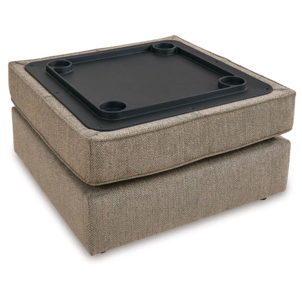 Latitude Run® Orleanne Upholstered Ottoman