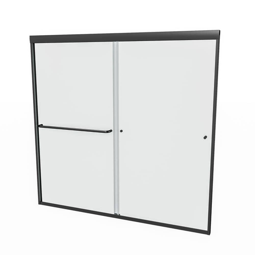 60" W x 58" H Double Sliding Framed Tub Door