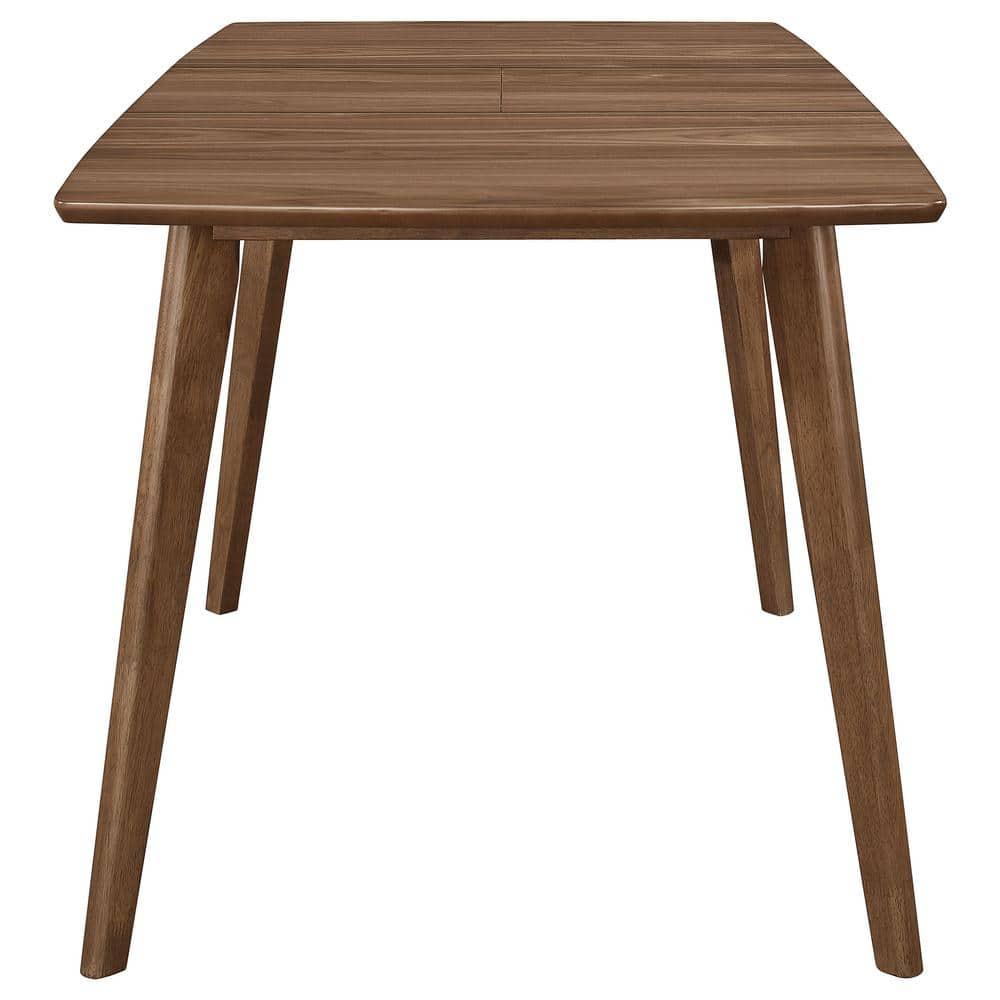 Coaster Furniture Coaster Furniture Alfredo Extension Leaf Dining Table Natural Walnut