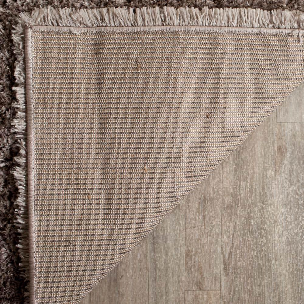 Indie Shag SGI320 Power Loomed Area Rug - Mushroom - 4'x4' - Safavieh.
