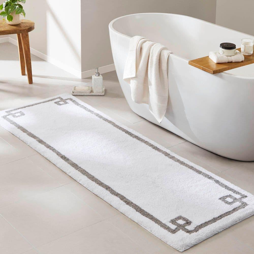 Madison Park 100% Cotton Tufted Bath Rug with Non-Slip Backing