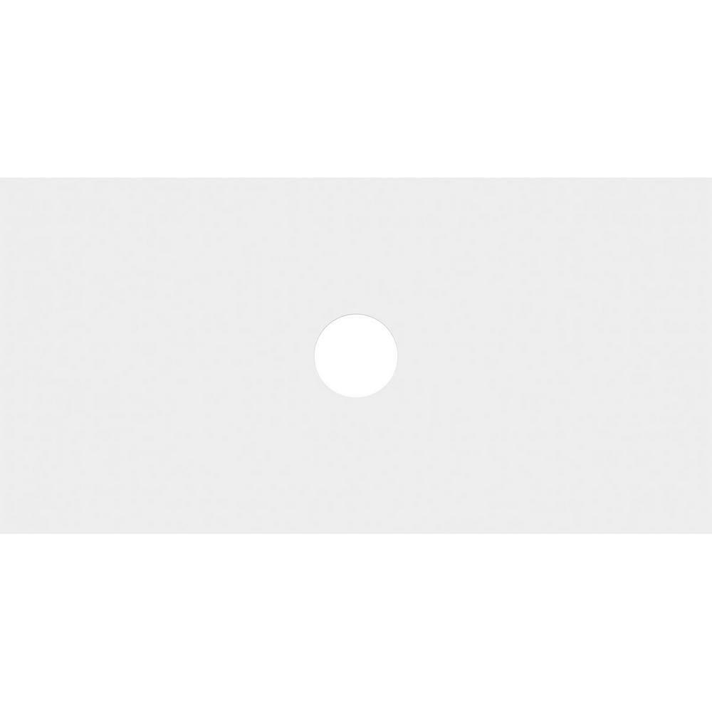 Ekena Millwork 26"W x 13"H x 7"ID x 9"C x 1"P Rectangle Architectural Grade PVC Contemporary Ceiling Medallion CMP34X17RE-04000