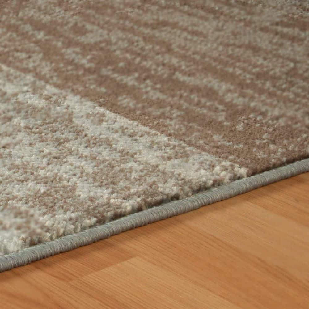 Superior Rockwood Geometric Indoor Area Rug, 5' x 8', Light Blue-Ivory