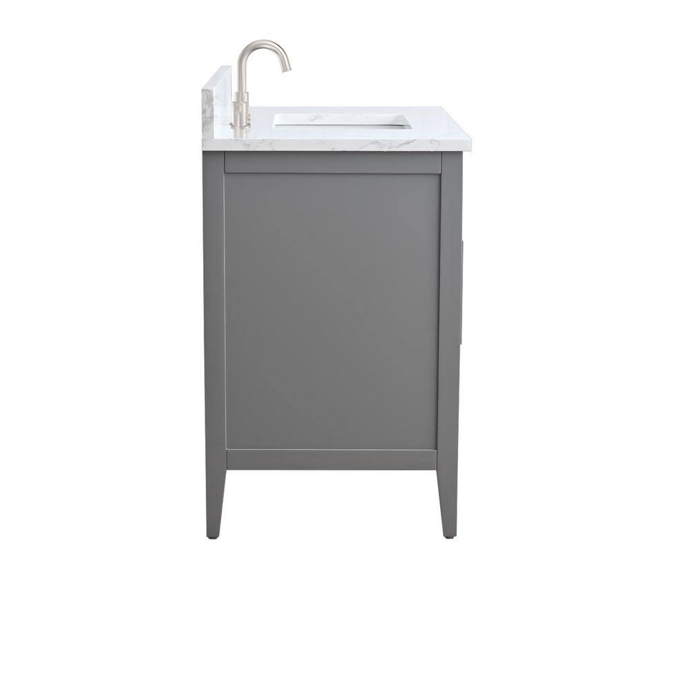 48'' Single Bathroom Vanity with Engineered Marble Top