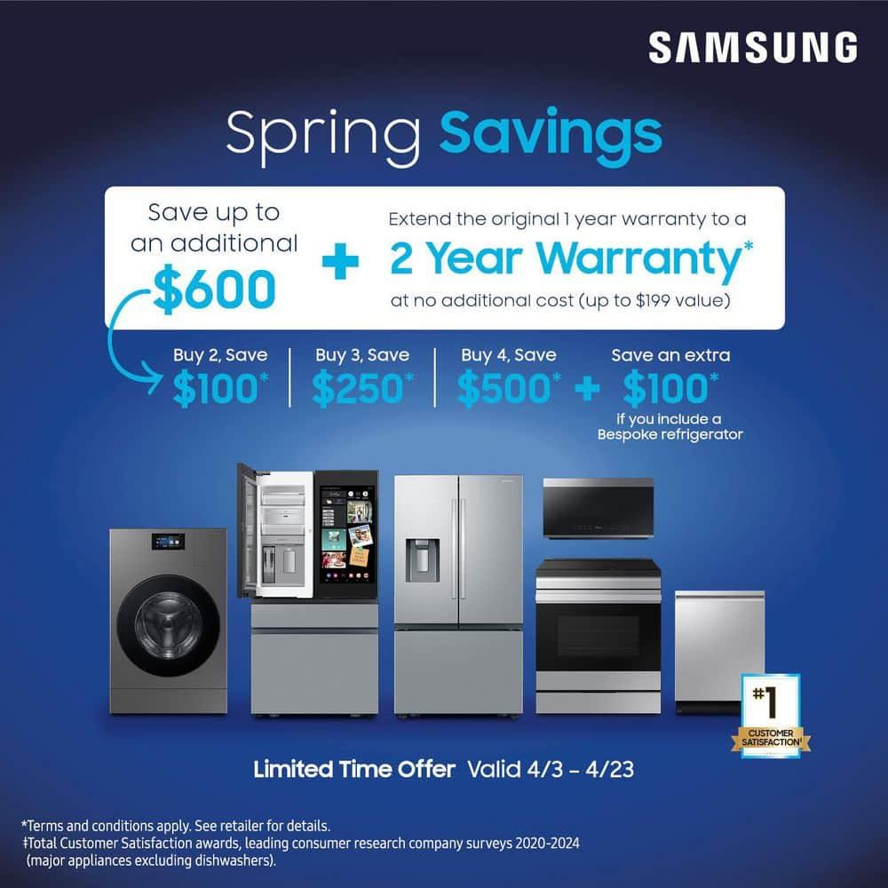 Bespoke 4-Door French Door Refrigerator (23 cu. ft.) with Beverage Center™