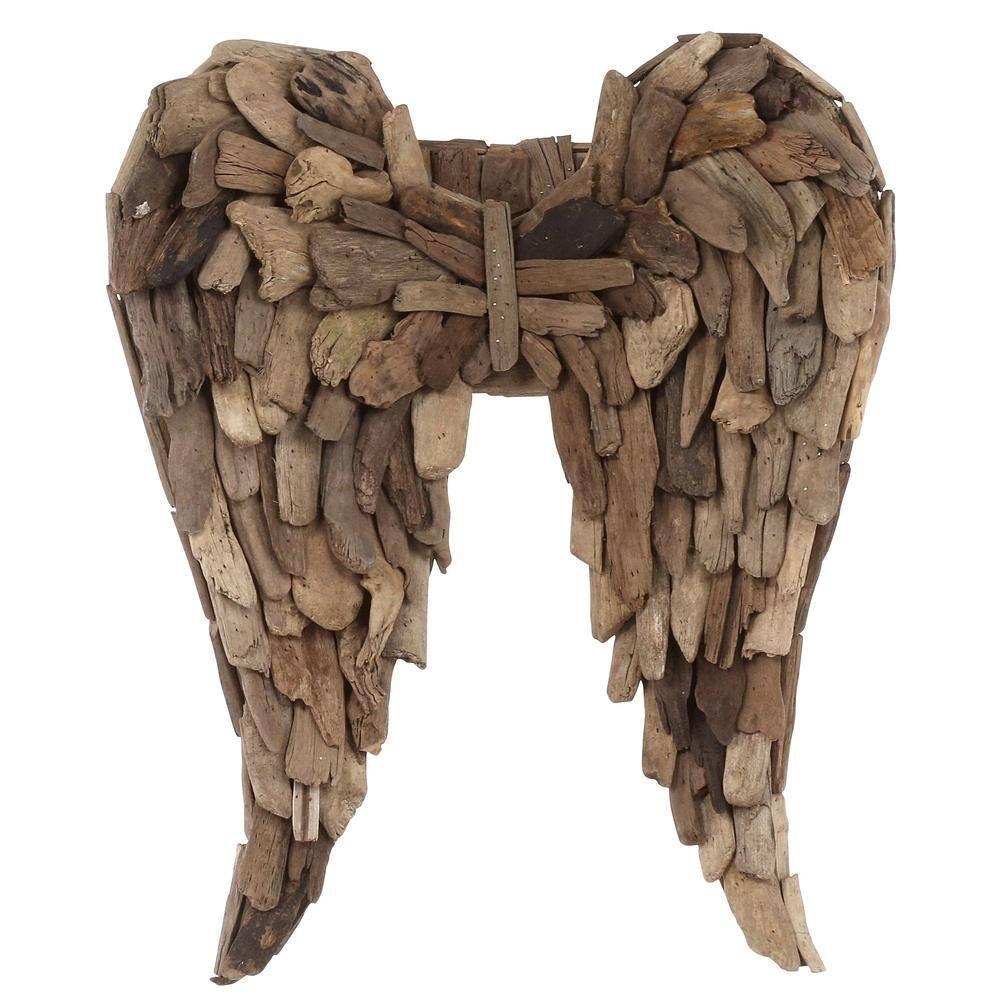Millwood Pines Driftwood Angel Wings Wall Decor