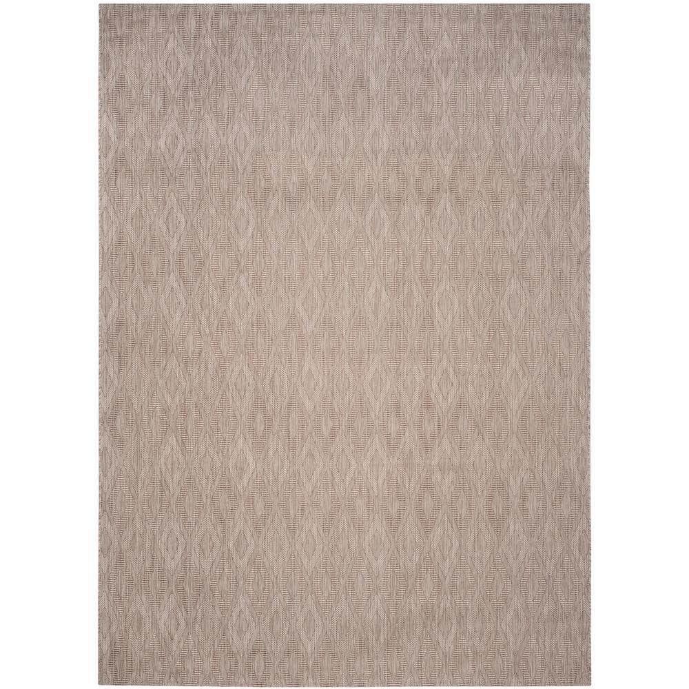 Courtyard CY8522 Power Loomed Indoor and Outdoor Area Rug - Beige/Beige - 8'x11' - Safavieh