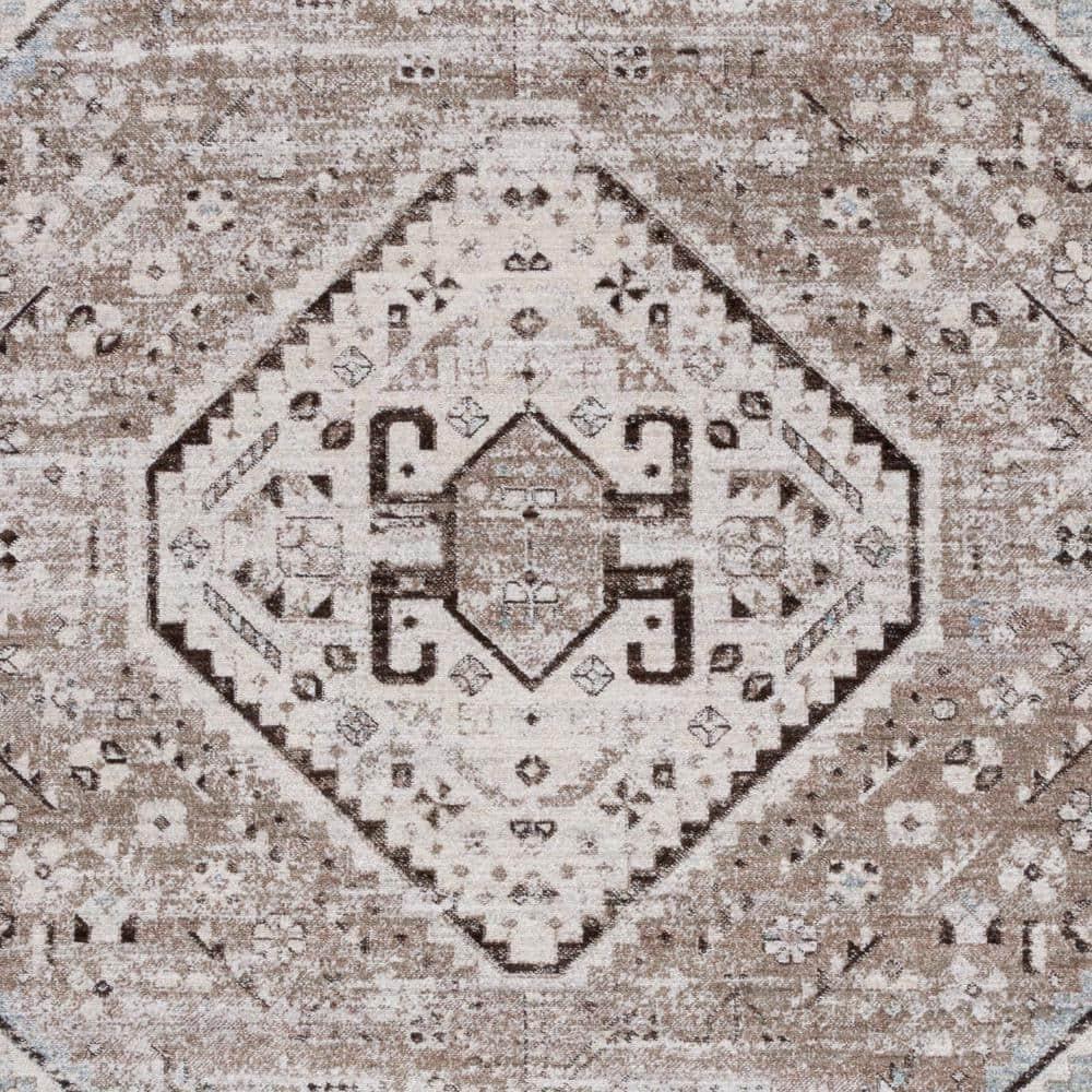 Antique Patina ANP646 Machine Made Loomed Area Rug - Blue/Beige - 9'-0" x 11'-6" - Safavieh