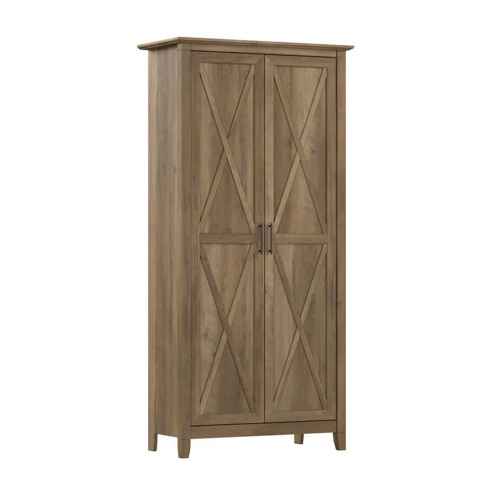 Key West Tall Storage Cabinet with Doors in Reclaimed Pine - Engineered Wood