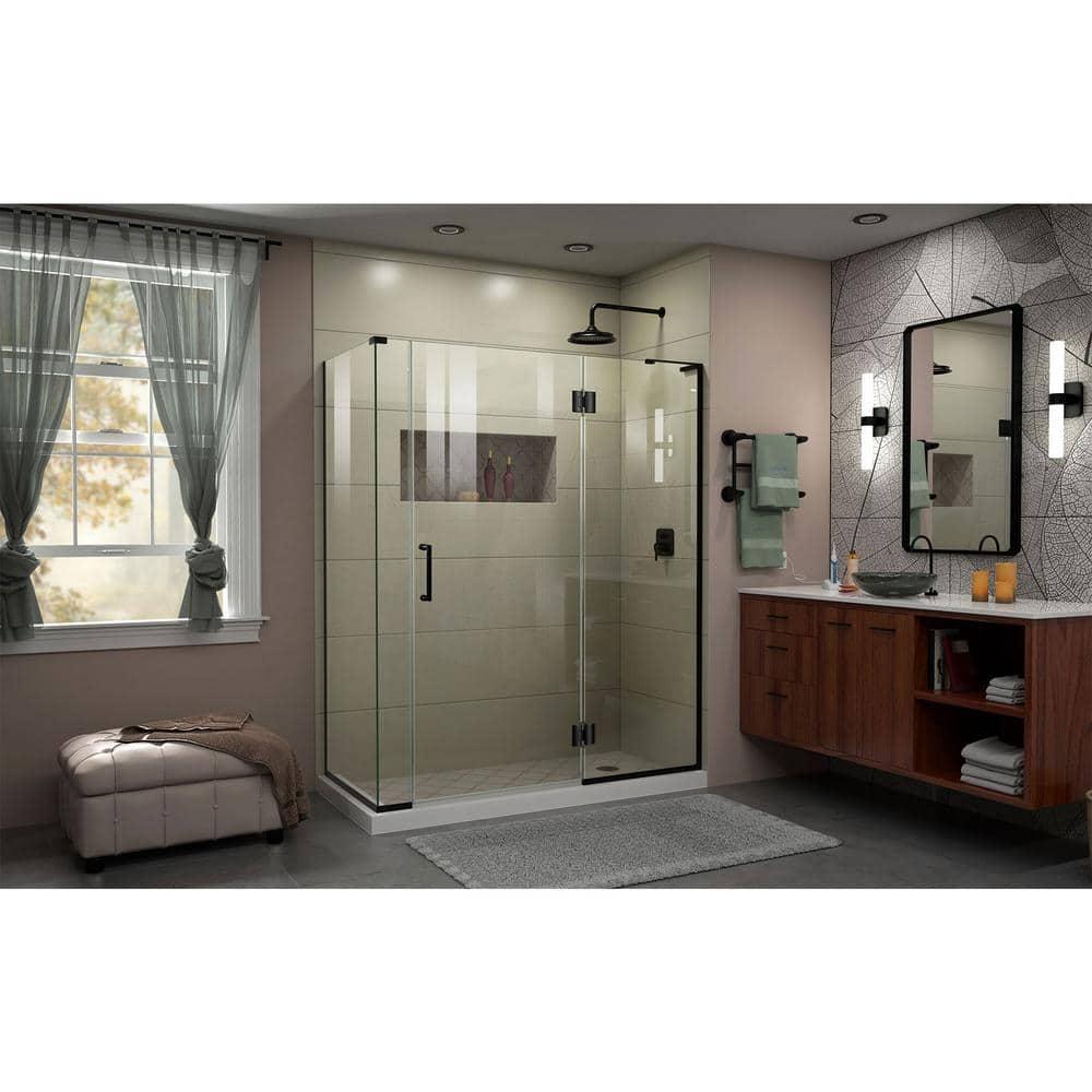 DreamLine Unidoor-X 59.5" x 72" Frameless Rectangle Hinged Shower Enclosure E32906530R-09