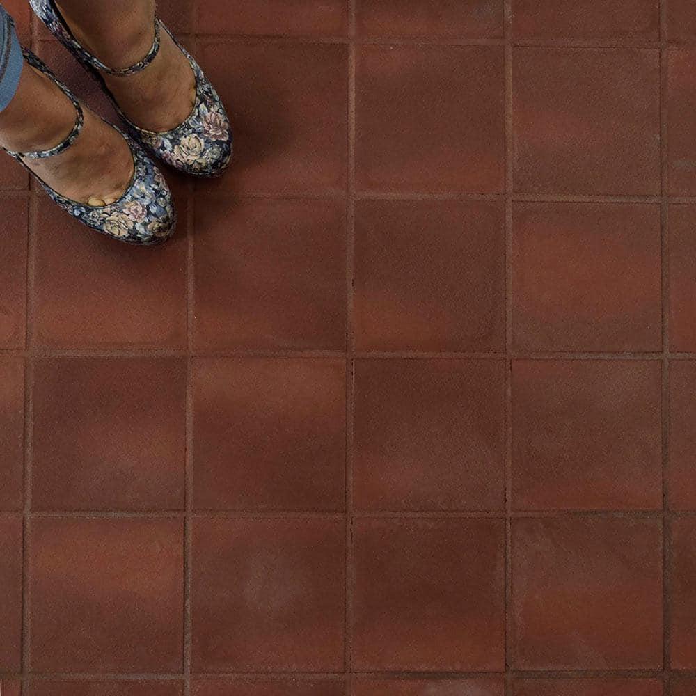 Quarry Red 5-7/8 in. x 5-7/8 in. Ceramic Floor and Wall Tile (5.98 sq. ft./Case)