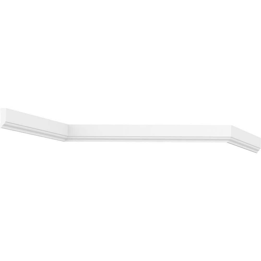1.25'' H x 96'' W x 0.375'' D PVC Moulding