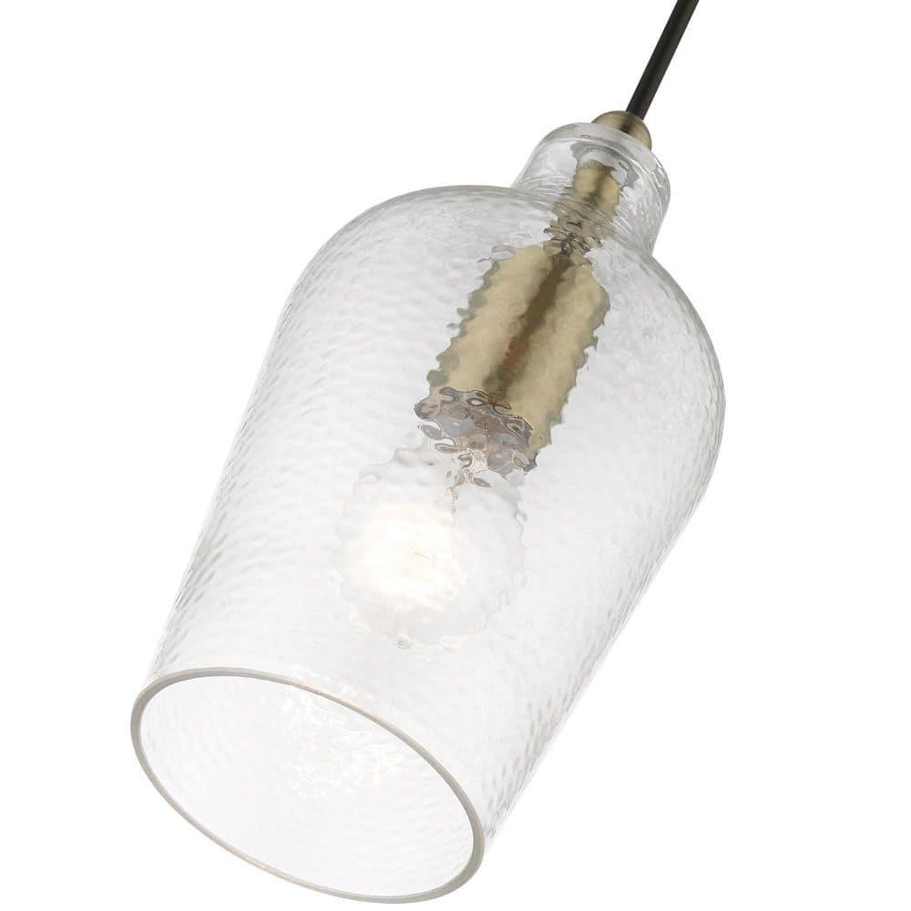 Livex Lighting Avery 1 - Light Pendant in  Antique Brass