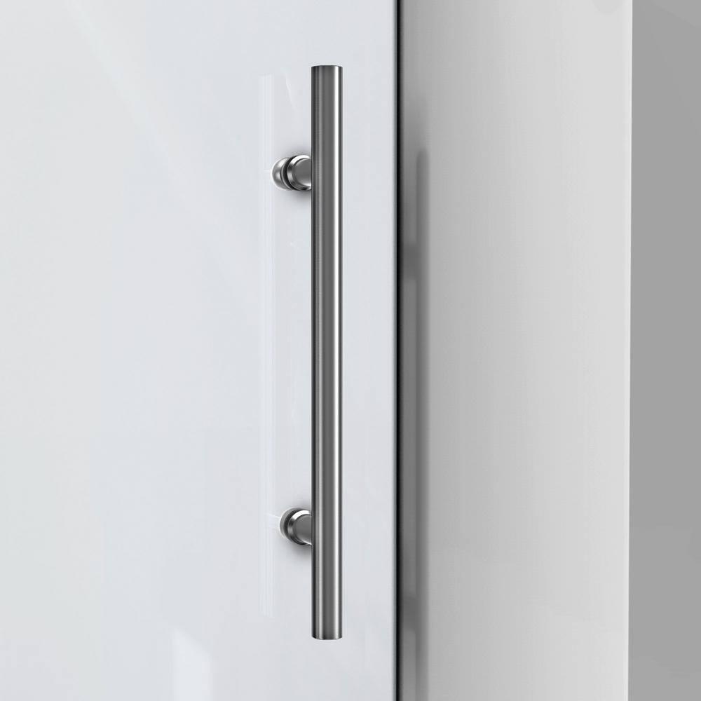 Enigma-XO 50" W x 76" H Sliding Frameless Shower Door with Clear Max™ Technology